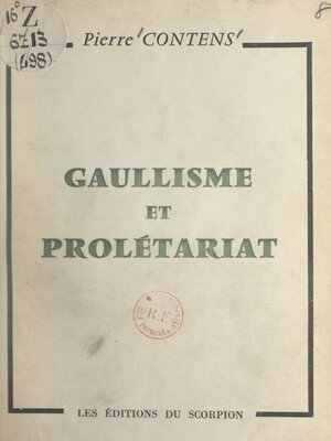cover image of Gaullisme et prolétariat